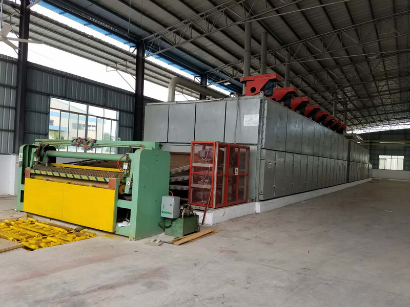 Auto feeding plywood wood veneer dryer 