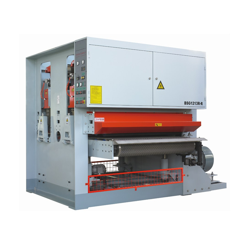 Double wide belt sanding machine