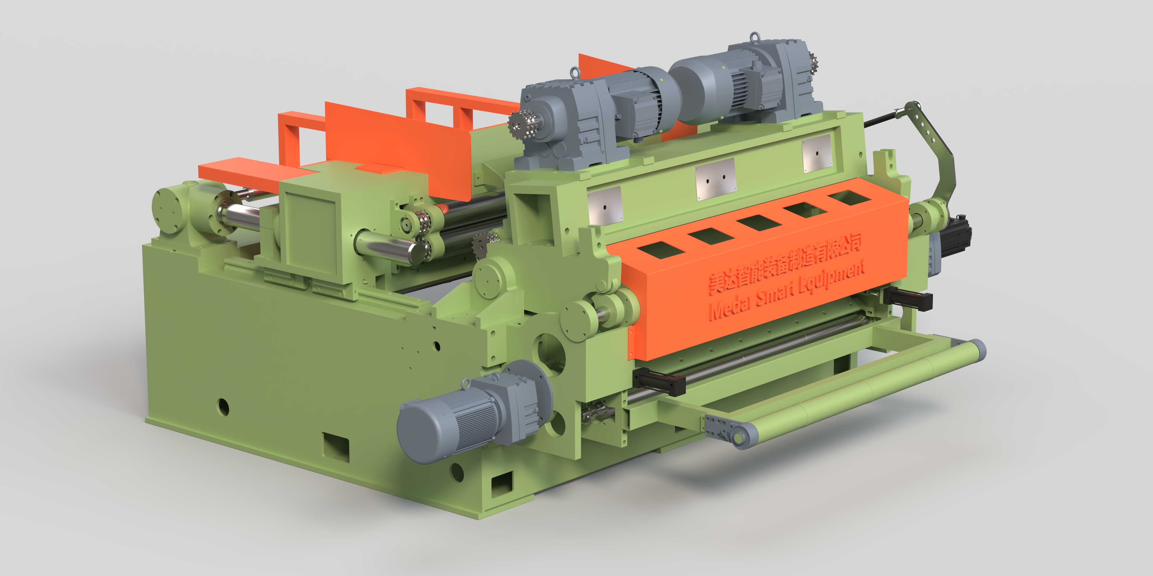 2025 New design plywood spindle less veneer peeling line machine veneer peeling production line tenderizing with gear roller and Nose bar 4x8ft 4x4ft 