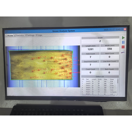 Plywood Veneer Visual Analyze And Grade Line