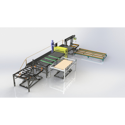 Plywood Bubble Detect Line