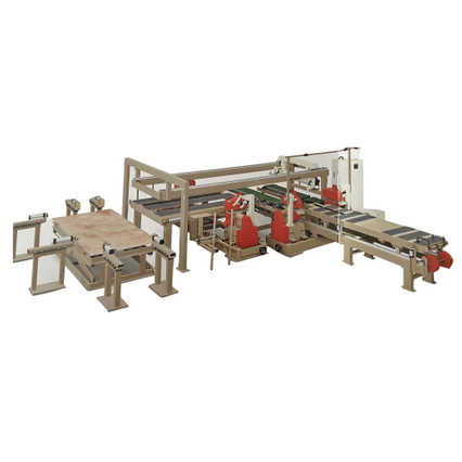 Automatic Plywood Edge Trimming Saw low price high accuracy 