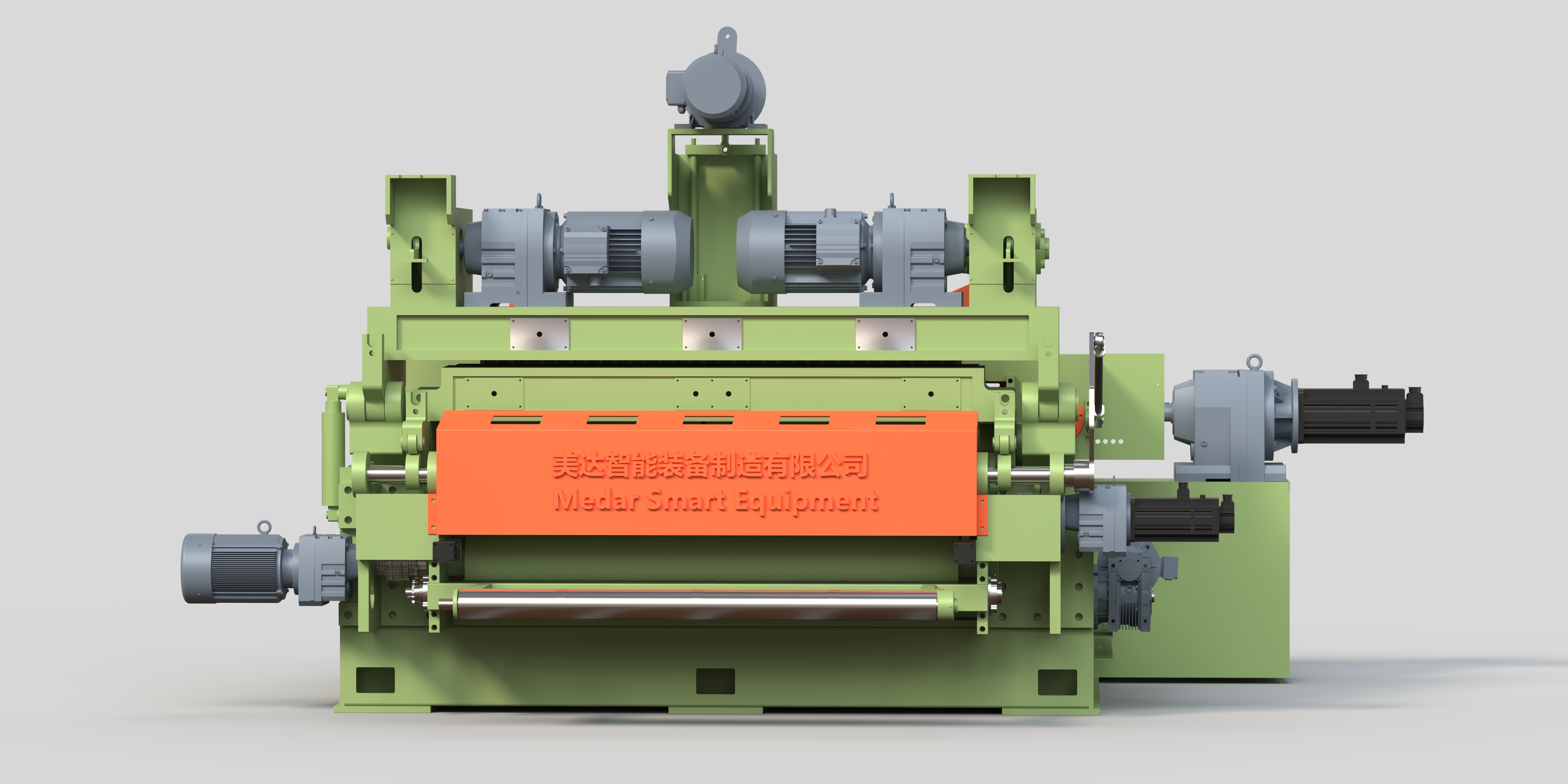 2025 New design plywood spindle less veneer peeling line machine veneer peeling production line tenderizing with gear roller and Nose bar 4x8ft 4x4ft 