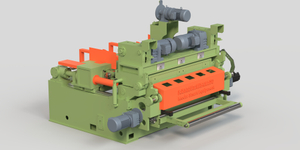 2025 New design plywood spindle less veneer peeling line machine veneer peeling production line tenderizing with gear roller and Nose bar 4x8ft 4x4ft 