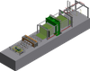 800ton 10 /12/15 openning 4x8ft plywood production line laminated hot press machine for film melamine Autoamtic loading and unloading 