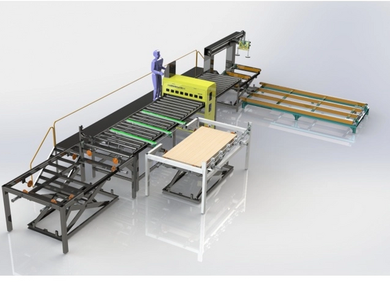 Plywood Bubble Detect Line